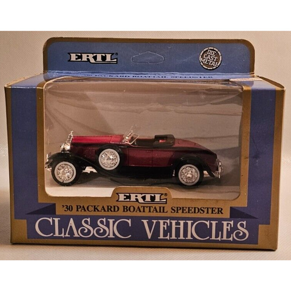 Ertl 1930 Packard Boattail Speedster Classic Vehicle Diecast Car - Picture 1 of 3